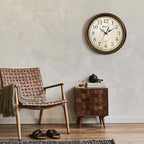 Geevon Retro Silent 18 Inch Wall Clock Non Ticking, Vintage Clock Quartz - Image 8