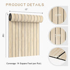 VEELIKE White Oak Wood Wall Panels Peel and Stick Foam Slat Wall Panel - Image 9