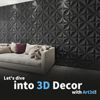 Art3d Decorative 3D Wall Panel, 32 Sq.FT PVC Interior Wall Decor - Image 7
