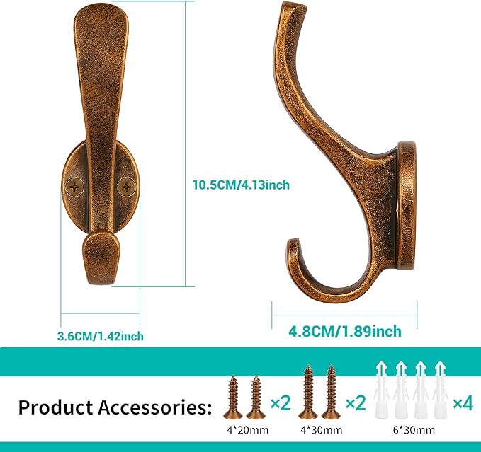 Coat Hooks Heavy Duty - Image 2