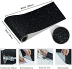 CRE8TIVE Black Glitter Wallpaper Border Peel and Stick Wall Border Sparkle - Image 8