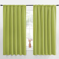 NICETOWN Blackout Curtains for Bedroom, Fresh Green, 1 Pair, 62 by 63-inch by NICETOWN