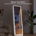 Koonmi LED Full Length Mirror, Lighted Floor Mirrors - Image 4