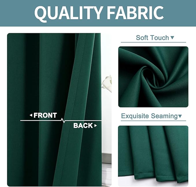 ChrisDowa Blackout Curtains 70 inches Wide - Image 3