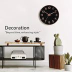 Roymnie Wall Clock 12 Inch Silent Wall Clocks Battery Operated-Modern Non - Image 5