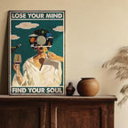 DIHSIEG 12x16 Dark Green Flower Canvas Wall Art Vintage Poster Frameless Floral - Image 6
