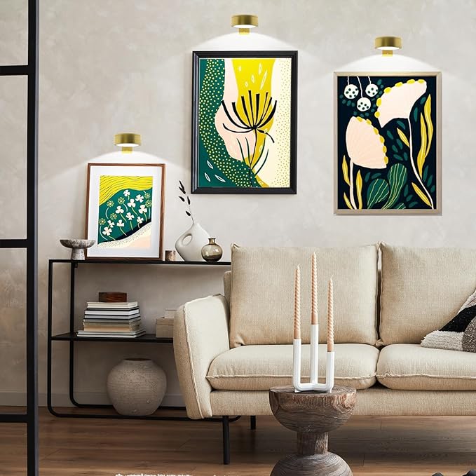 6pcs Wall Picture Light Battery Operated, Painting Light - Image 7