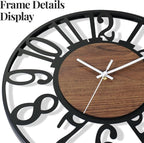 Cuspin 30 Inch Large Wall Clock, Silent Non Ticking Battery Operated Arabic - Image 4