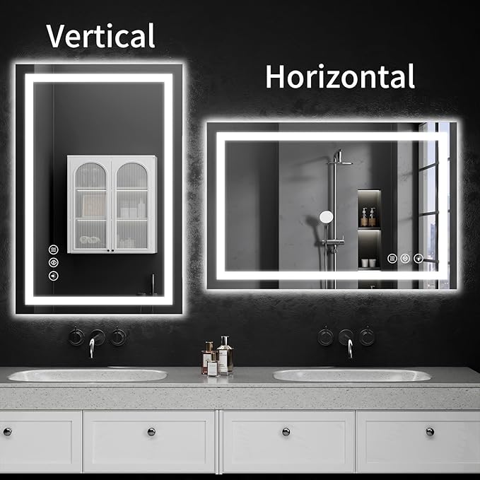 24"x36" LED Bathroom Mirror - Image 9