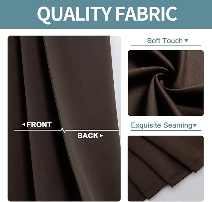 ChrisDowa Grommet Blackout Curtains - Image 3