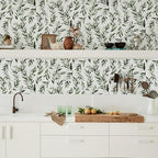 Livebor Green Leaf Wallpaper Peel and Stick Olive Leaf Contact Paper 17.7inch x - Image 8