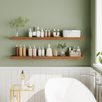 HOOBRO Floating Shelves for Wall, Wall Mounted Shelf Set of 2, for Wall Storage - Image 7