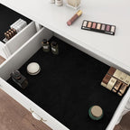 YENHOME 17.7"X393" Black Velvet Wallpaper Peel and Stick Soft Felt Fabric - Image 4