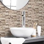20PCS 3D Wall Panels Peel and Stick Foam, Self-Adhesive Decorative 3D Brick - Image 2