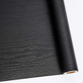 Abyssaly Black Wood Wallpaper 17.71 Inch X 196 Inch Peel Stick Countertops by Abyssaly