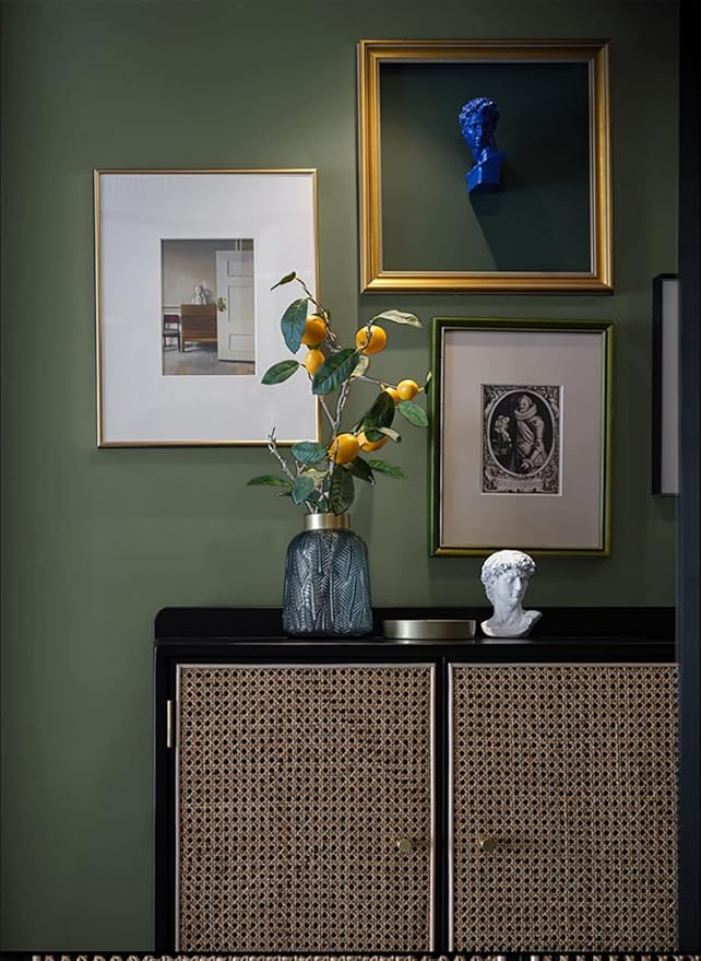 Dimoon 394''x17.7'' Green Peel and Stick Wallpaper Contact Paper Modern Self - Image 6