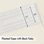 MIULEE Birch Back Tab Blackout Curtains 63 Inch Length 2 Panels Set - Image 4