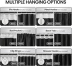 Floor to Ceiling Curtains for Wall Ceiling Mount Track, Room partition Extra - Image 2