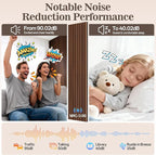 6 Pack Wood Panels for Wall, 47.24" x 12.79" Acoustic Wood Slat Wall Panel for - Image 4