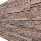 EverStone Cascade Faux Stone Panel, 48 5/8"W x 24 3/4"H x 1 1/4"D, Shasta Color - Image 7