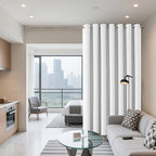 Joydeco Blackout Patio Sliding Door Curtains 96 Inches Long, Grommet Privacy - Image 2