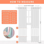 XiDi Pink Grey 84 inchs Long Curtains - Image 8