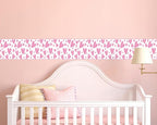 FLFK Pink Heart Wallpaper Border - Image 4