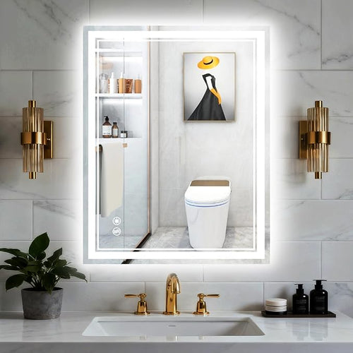 28“ x 36” LED Bathroom Mirror Fogless LED Mirror by NESDCC