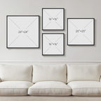 Framed Neutral Abstract Wall Art - Image 3