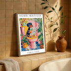 Funny Dachshund Bathroom Wall Art Henri Matisse Dog Bathroom Wall Decor Picture - Image 7