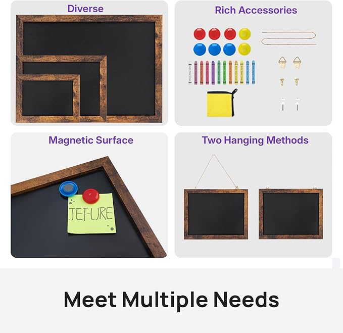 Magnetic Chalkboard, 9x12 Inches Blackboard - Image 4