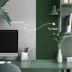Dark Green Peel and Stick Self Adhesive Wallpaper - Image 5