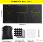 FADOTY 100% Blackout Curtains, Portable Black Out Window Cover Film, Cuttable - Image 4
