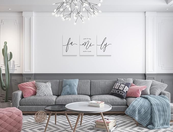 GUBIYU Home Family Wall Art for Living Room & Dining Room, Inspirational Quotes - Image 3