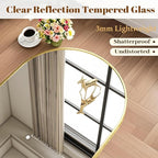 Dewfig Arched Full Length Mirror, Full Body Mirrors - Image 5