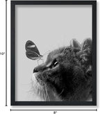 Poster Master Butterfly on Cat Print - Image 7