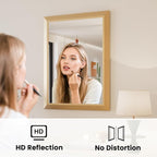 Amorho 24x32 Inch Bathroom Mirror, Wall-Mounted Mirrors Perfect - Image 2