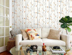 Timeet Floral Wallpaper Peel and Stick Wallpaper Boho 16.14"x393.7" Flower - Image 8