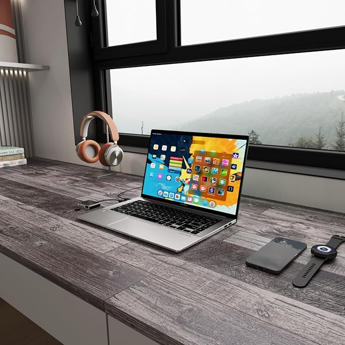 TANONE Wood Contact Paper Peel and Stick Wallpaper Gray, Self Adhesive - Image 6