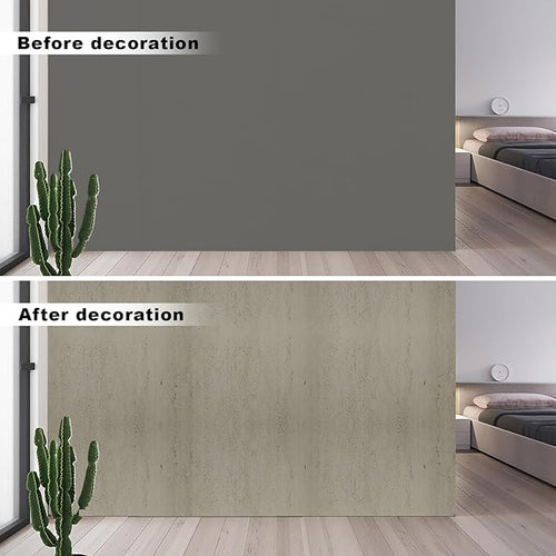 3D Wall Panels - 4PCS 47.2"x23.6" Faux Stone Wall Covering - MCM Modified Clay - Image 2