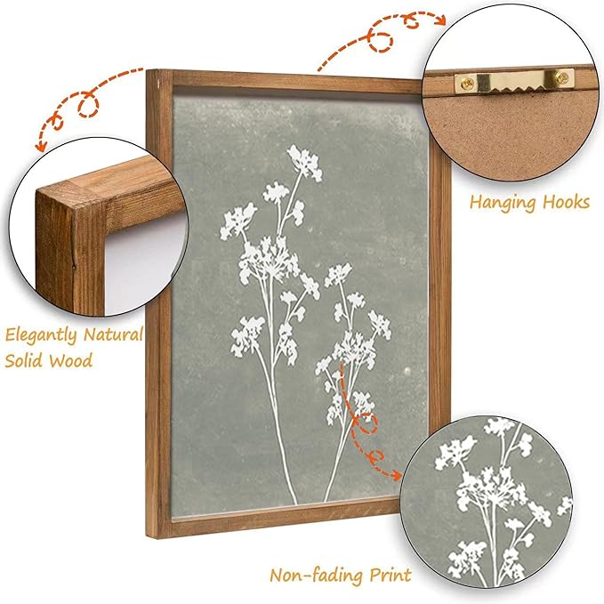 Liswit Framed Boho Wall Art Set of 4 - Image 5