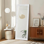 Full Length Mirror 58"x22" Solid Wood Frame Floor Large Mirror - Image 7