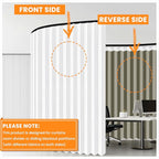 Room Divider Curtain Sets with Flexible Ceiling Track, Privacy Soundproof - Image 2