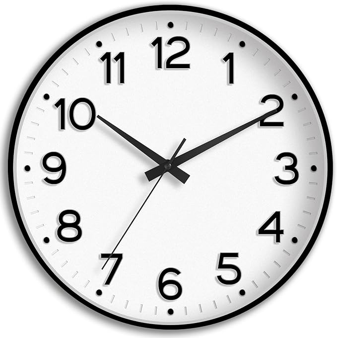 Roymnie Wall Clock, Silent Wall Clocks Battery Operated 8 Inch-Modern Non by Unknown