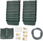 24 Pack Hanging Vertical Wall Planter, 12.99inch Wall Mounted Planter - Image 6