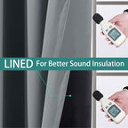 Yakamok Soft and Smooth Full Shading Curtains, 100% Blackout Curtains - Image 4