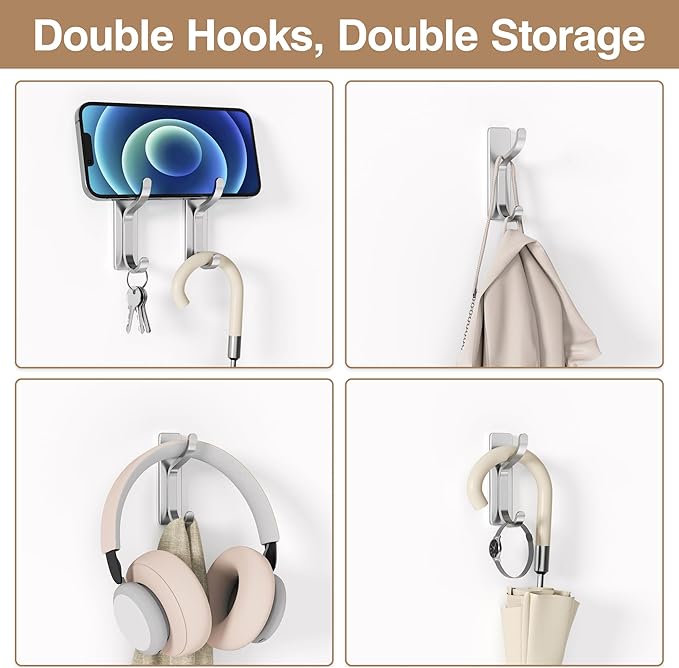 pickpiff Adhesive Wall Coat Hooks - Image 6