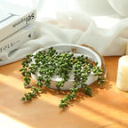 Artificial Hanging Plants Hanging Planter Fake Succulents Artificial String of - Image 7
