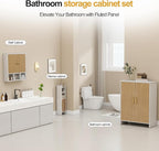 Bathroom Wall Cabinet, Wooden Medicine Cabinet - Image 8