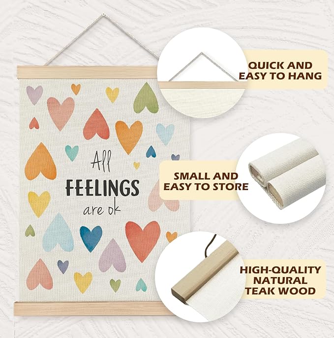 Yomisex All Feelings Are OK Mental Health Wall Art Poster - Image 5